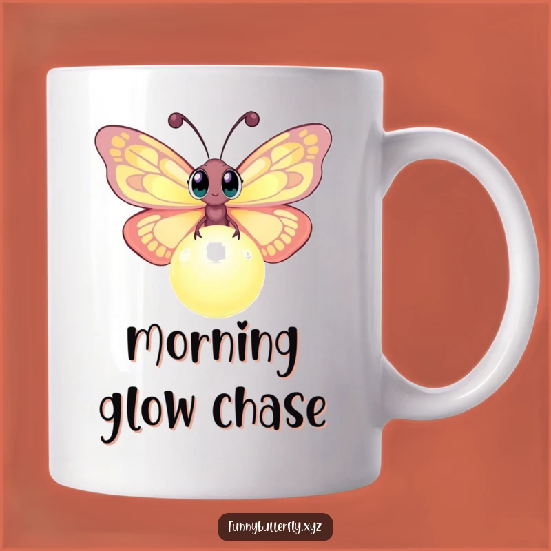 Funny Butterfly Orb Wonder Mug: Magical & Curious Gift for Dreamers