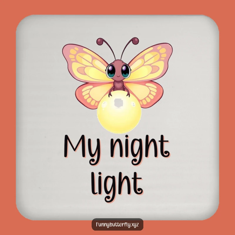 Funny Butterfly Orb Coaster: Whimsical Protection for Your Surfaces