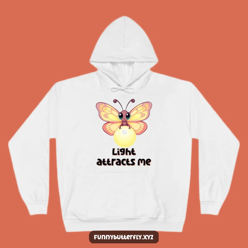 Funny Butterfly Orb Hoodie: Cozy Mystical Wear for Curious Souls