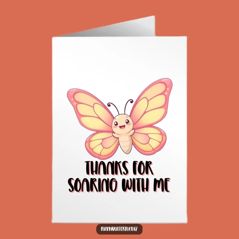 Enchanting Free Printable Thank You Card: Butterfly's Gift of Thanks